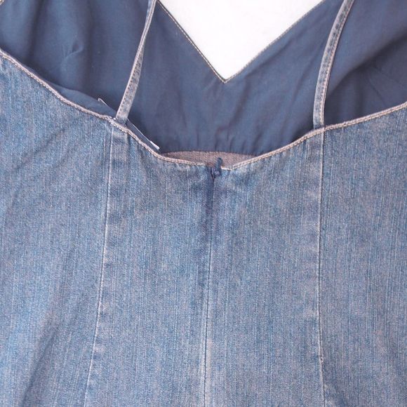 Calvin Klein Jean Mini Dress Size 1P - Picture 4 of 10
